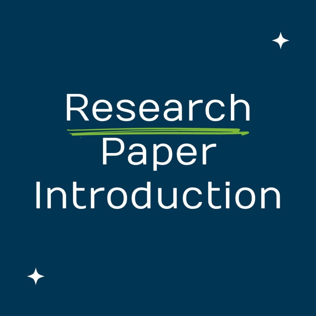 Introduction for Research Paper